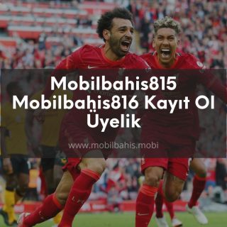 Mobilbahis815 - Mobilbahis816 Kayıt Ol