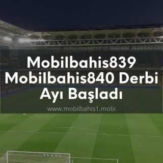 Mobilbahis839 - Mobilbahis840 Derbi Ayı