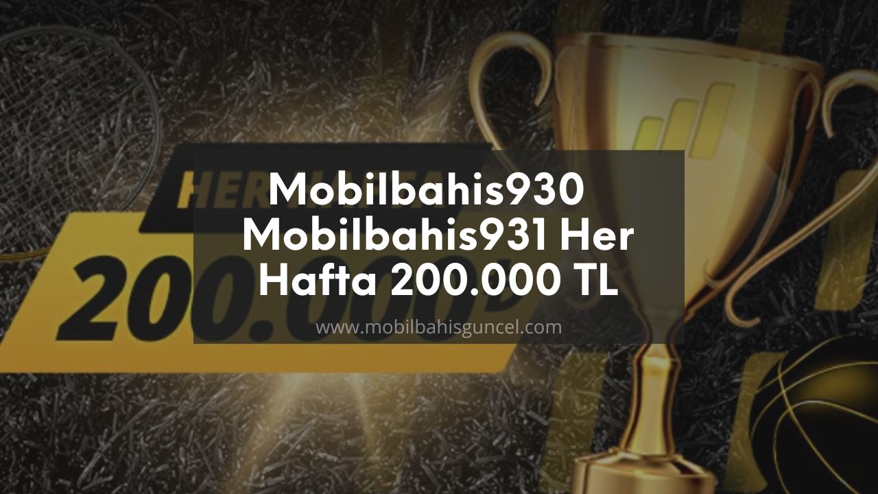 Mobilbahis930